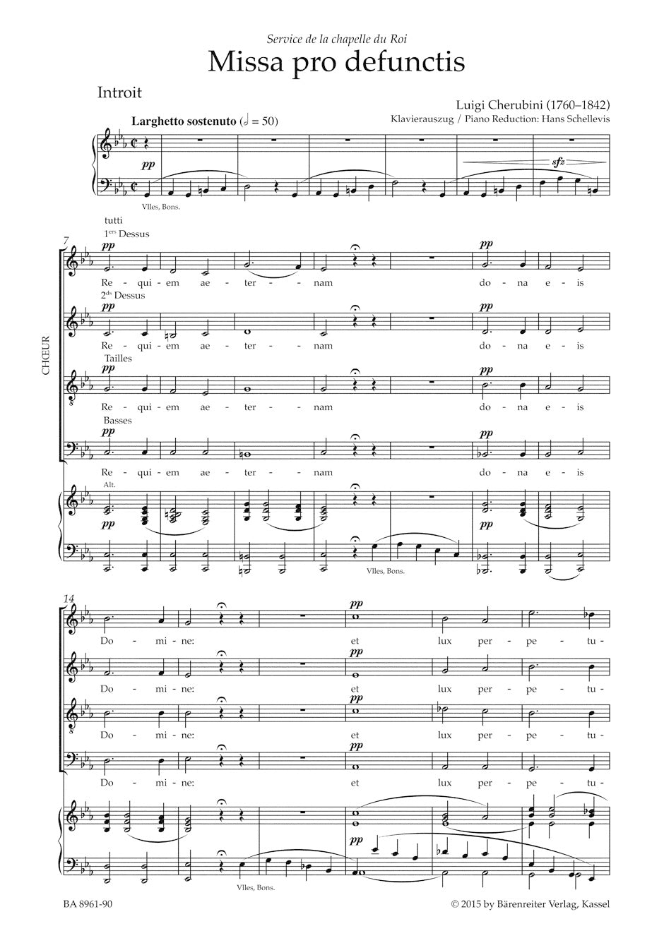 合唱／ケルビーニ：ハ短調レクイエム
