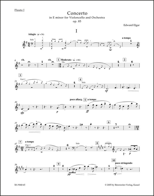 エルガー：チェロと管弦楽のための協奏曲 ホ短調 作品85