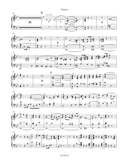 メンデルスゾーン：讃歌 op. 52 MWV A 18（オルガンパート譜）