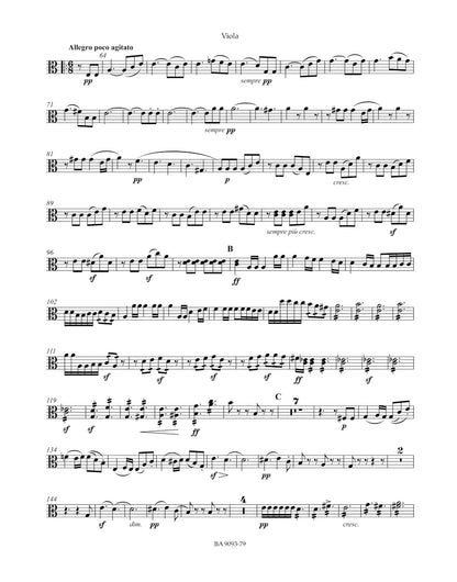 メンデルスゾーン：交響曲 イ短調 作品56「スコットランド」（ヴィオラパート譜）（3冊セット）