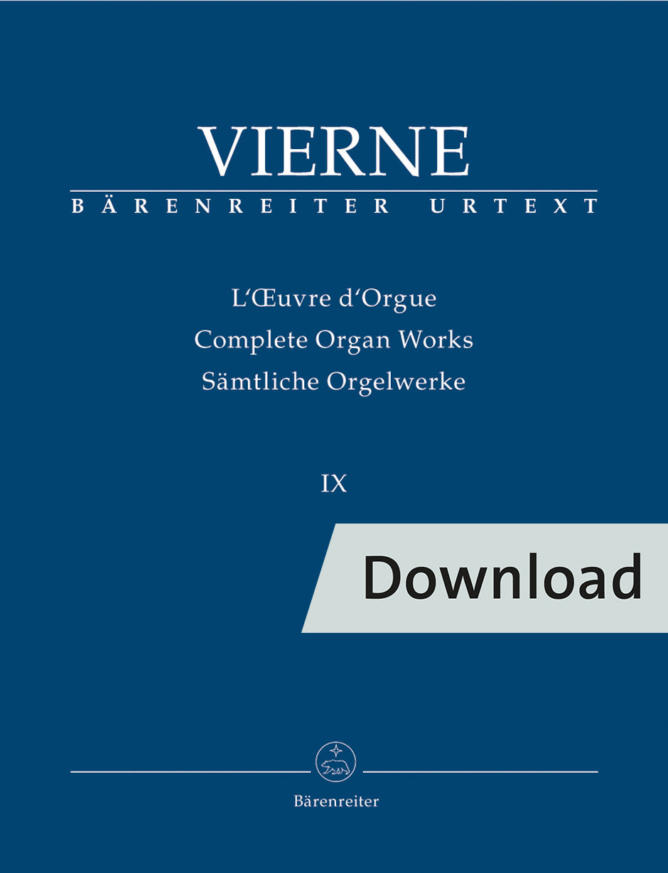 オルガン／ヴィエルヌ：オルガン作品全集 第9巻 ミサ曲と典礼作品集（1894-1934年）【デジタル版】