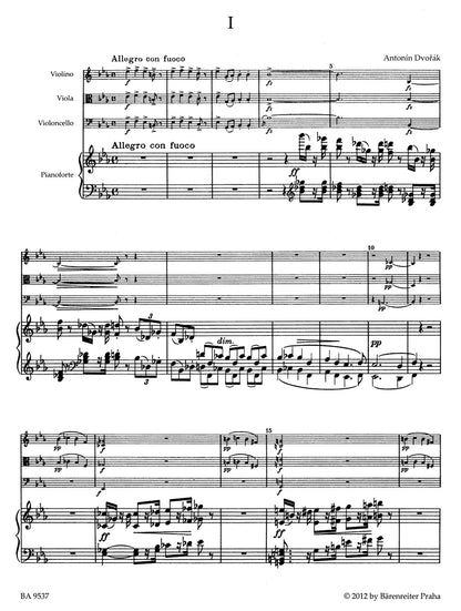 アンサンブル五重奏／ドヴォルザーク：ピアノ四重奏曲 変ホ長調 作品87