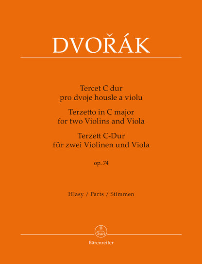ドヴォルザーク：2つのヴァイオリンとヴィオラのための三重奏曲 ハ長調 op. 74（ヴァイオリンパート譜）