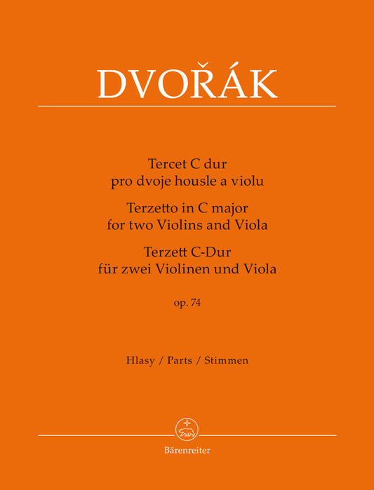 ドヴォルザーク：2つのヴァイオリンとヴィオラのための三重奏曲 ハ長調 op. 74（ヴァイオリンパート譜）
