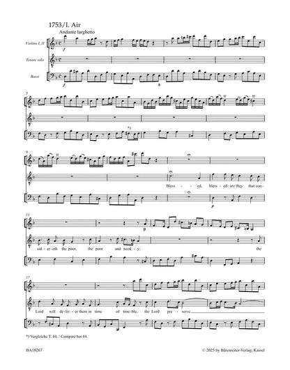 合唱／ヘンデル：孤児院のためのアンセム HWV 268