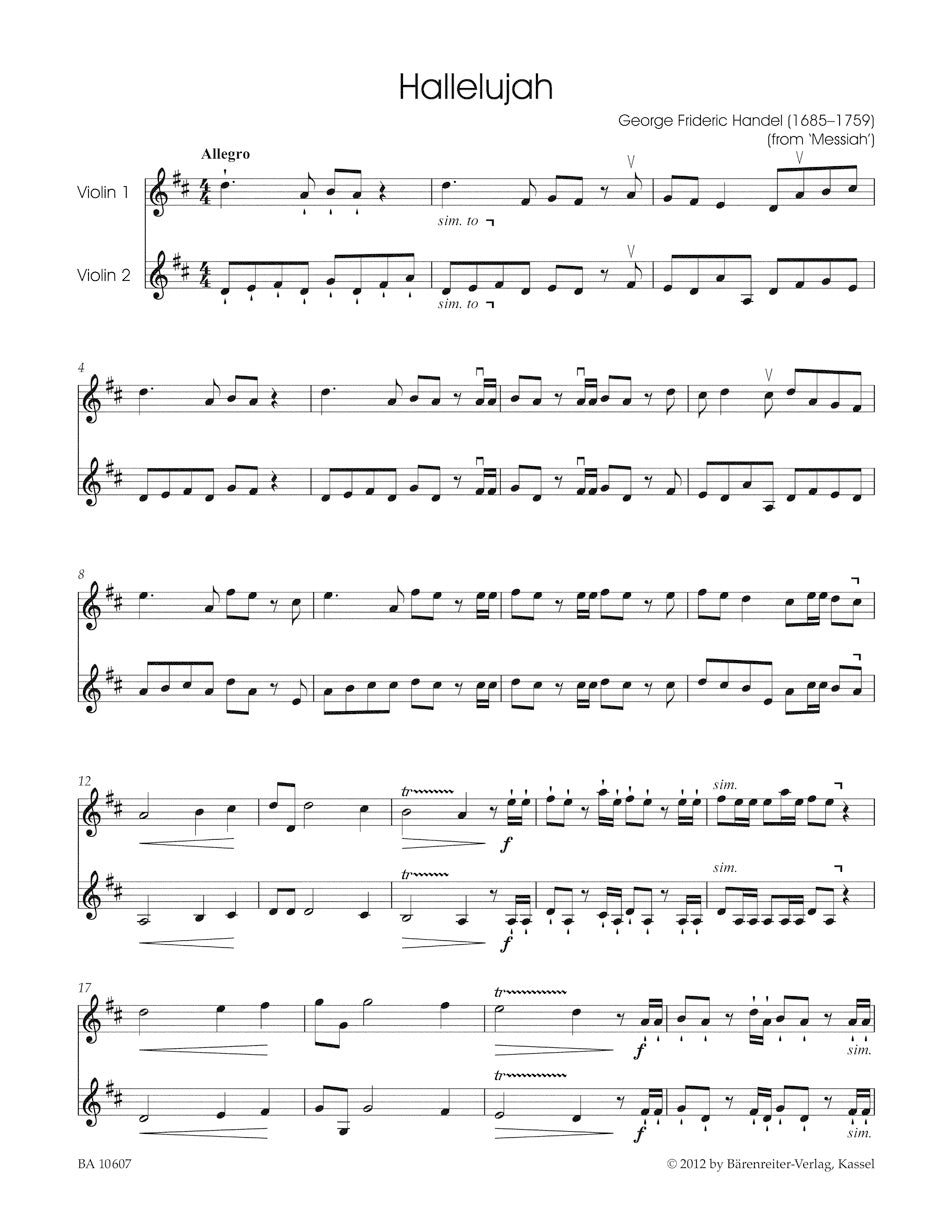 アンサンブル二重奏／2つのヴァイオリンのための古典作品集