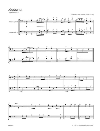 アンサンブル二重奏／2本のチェロのためのクラシック名曲集