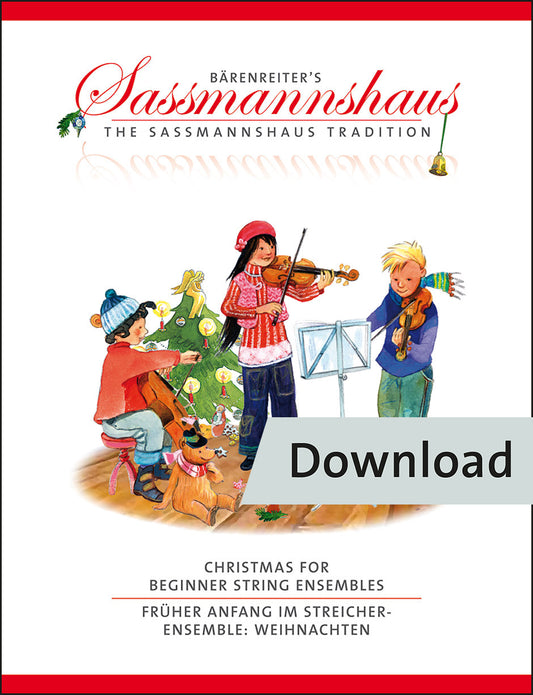 スコア／初心者弦楽アンサンブルのためのクリスマス曲集【デジタル版】