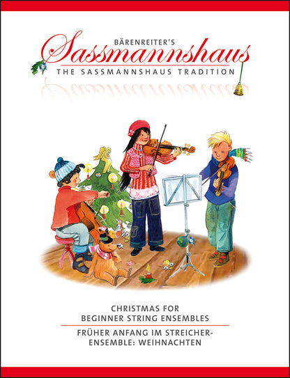 スコア／初心者弦楽アンサンブルのためのクリスマス曲集