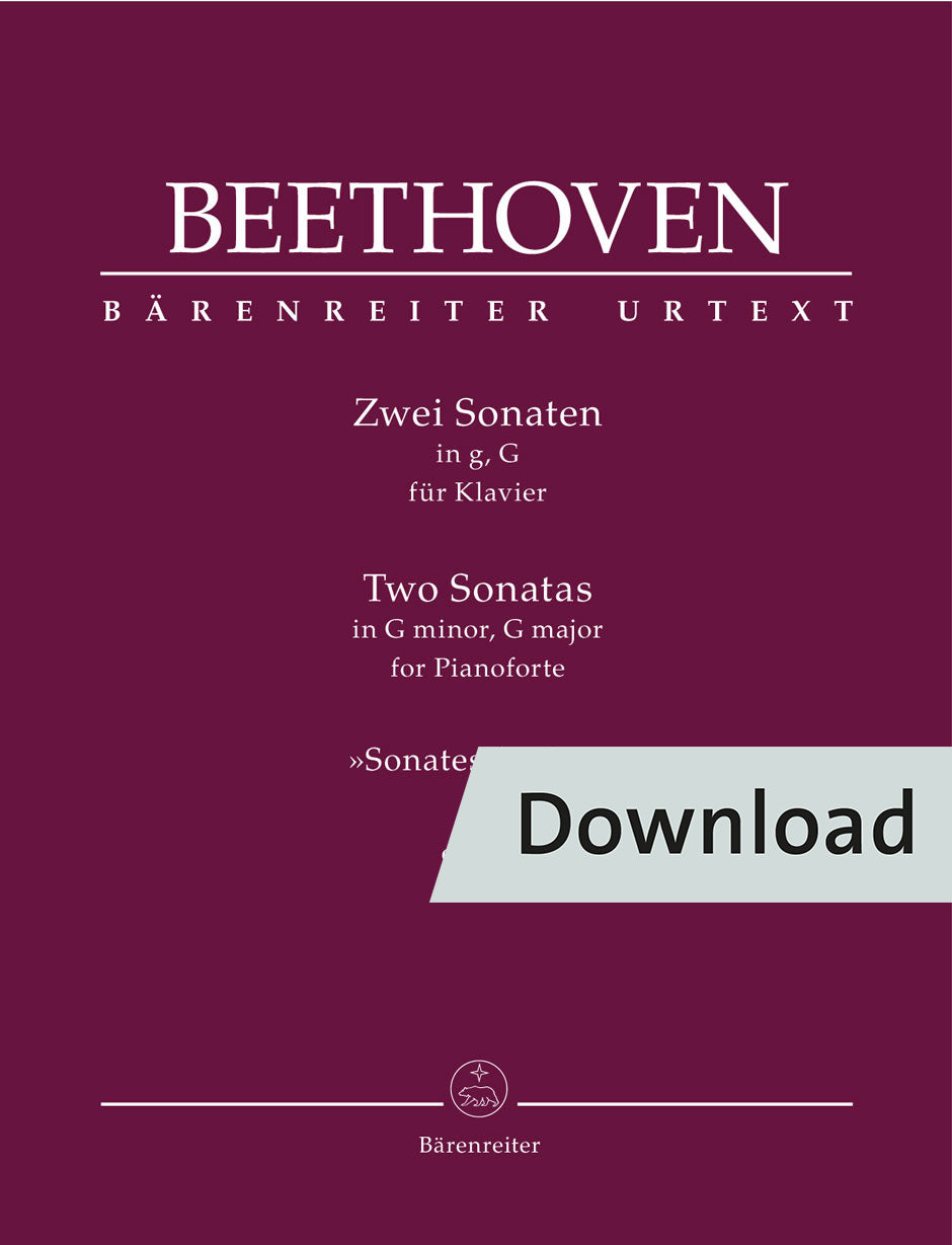 ピアノ／ベートーヴェン：2つのやさしいソナタ op. 49【デジタル版】