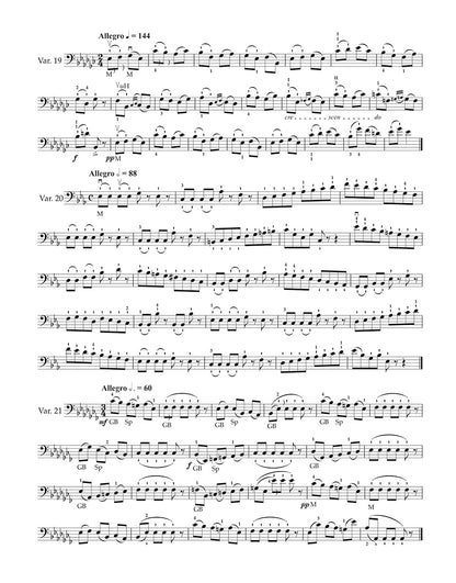 チェロ／セヴシック（シェフチーク）：40の変奏曲 Op.3（チェロ版）