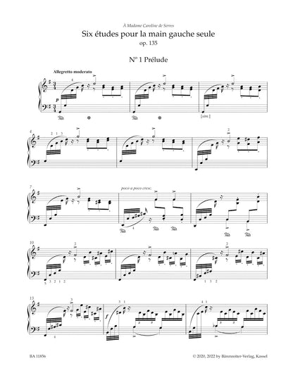 ピアノ／サン=サーンス：左手のための6つの練習曲 作品135