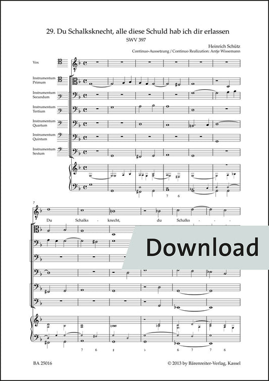 この悪しき僕よ、われは汝のすべての負債を赦したり SWV397【デジタル版】
