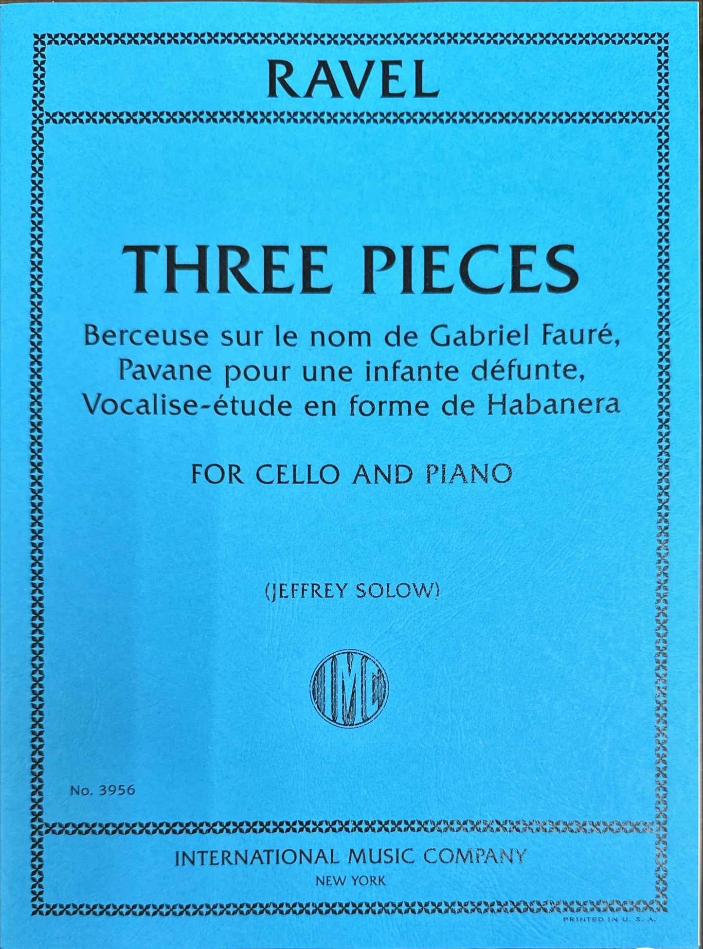 ラヴェル：3つの小品