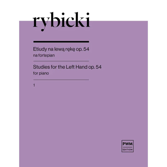 リビツキ：6つのエチュード Op. 54 第1巻（左手のための）