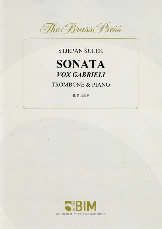 トロンボーン／シュレック：トロンボーン・ソナタ（ヴォックス・ガブリエリ）