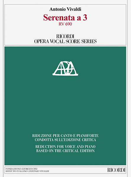 Antonio Vivaldi：Serenata a 3 RV 690