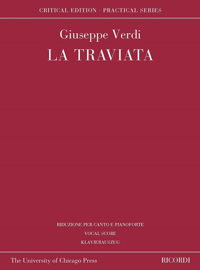 ヴェルディ：椿姫：A cura di F. Della Seta - Riduzione per canto e pianoforte