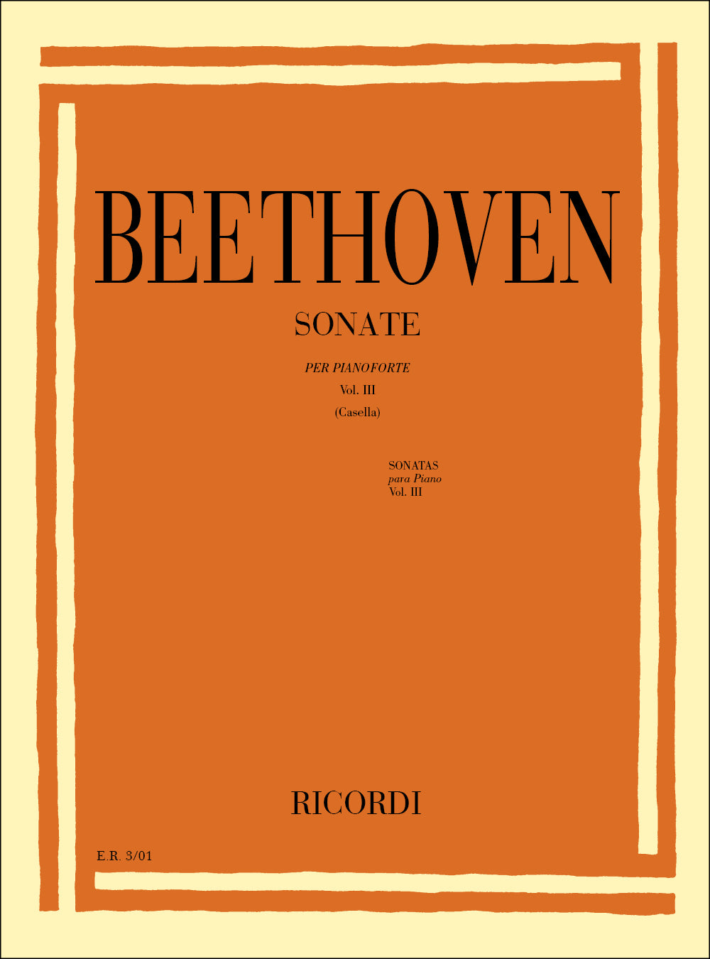 Ludwig van Beethoven：Sonate vol. 3