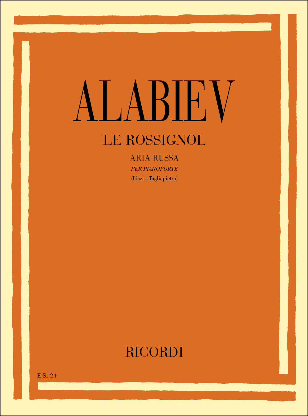 Alexander Alabiev：Le Rossignol