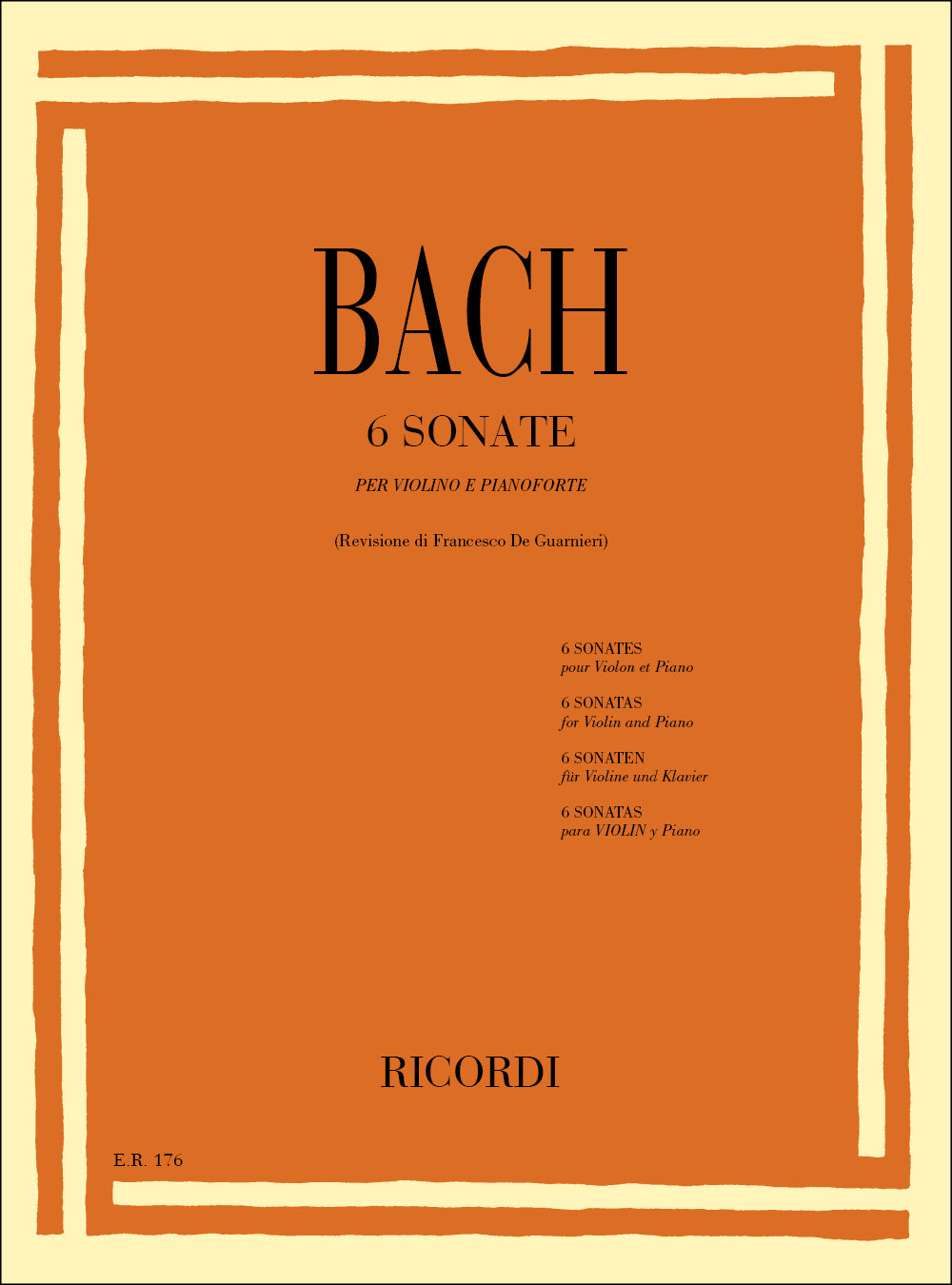 バッハ：6つのソナタ BWV 1014 - 1019