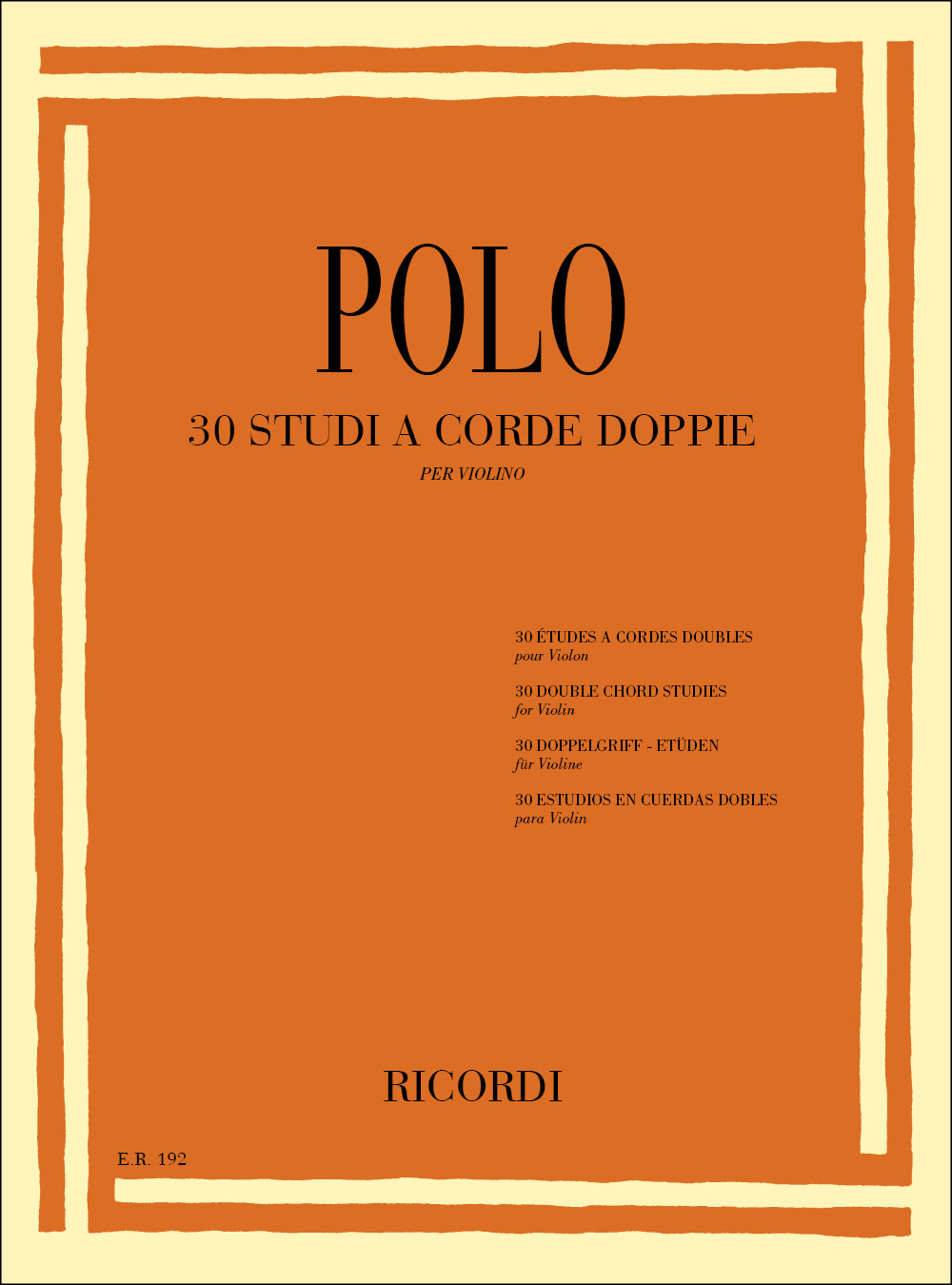ポーロ：30の重音練習曲
