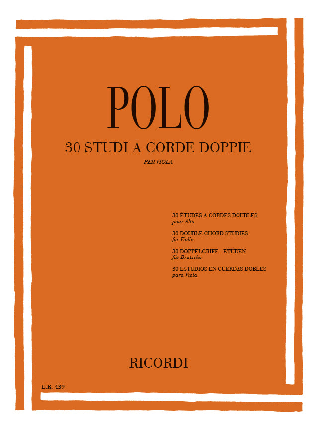 Enrico Polo：30 Studi a corde doppie (Polo)