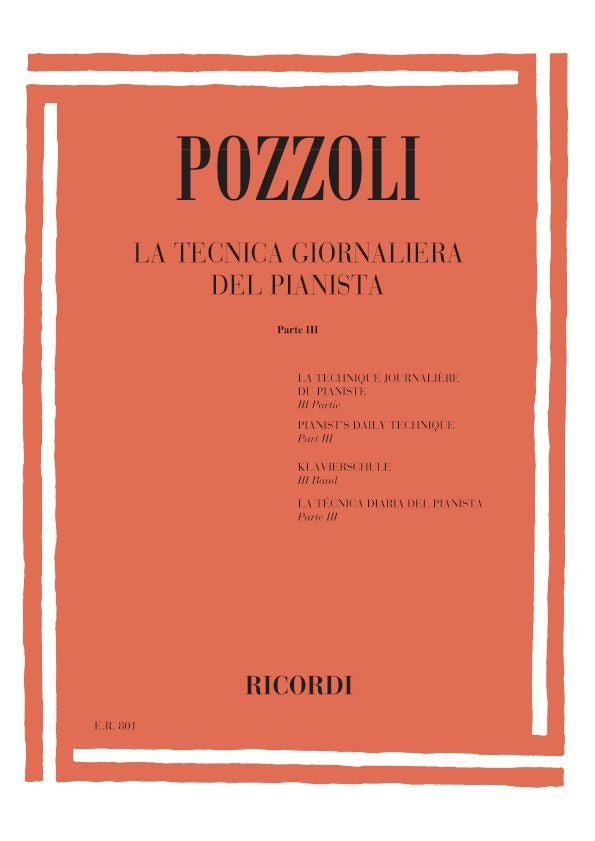 Ettore Pozzoli：Tecnica Giornaliera Del Pianista
