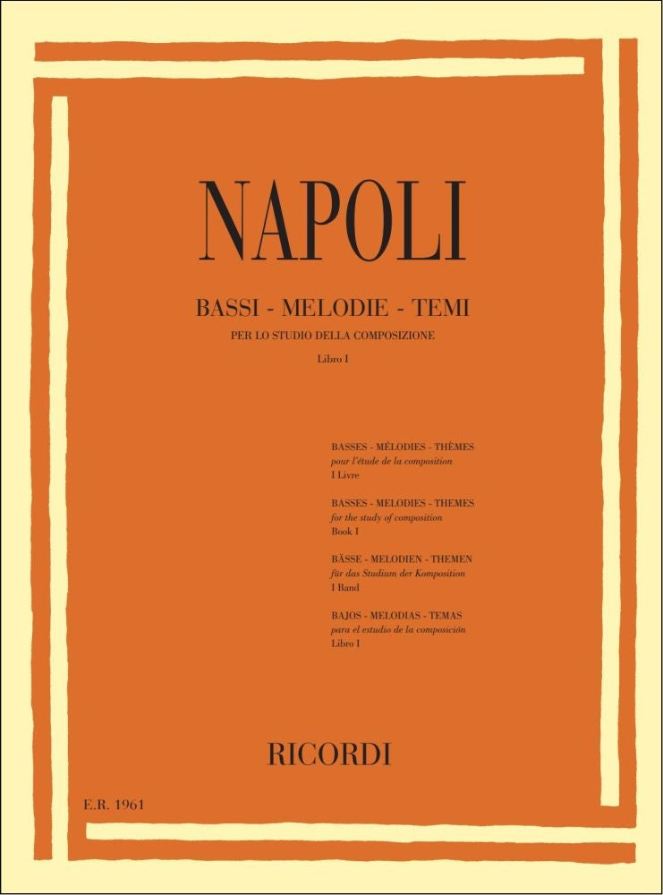 G. Napoli：Bassi Melodie Temi Per Lo Studio Della：第1書