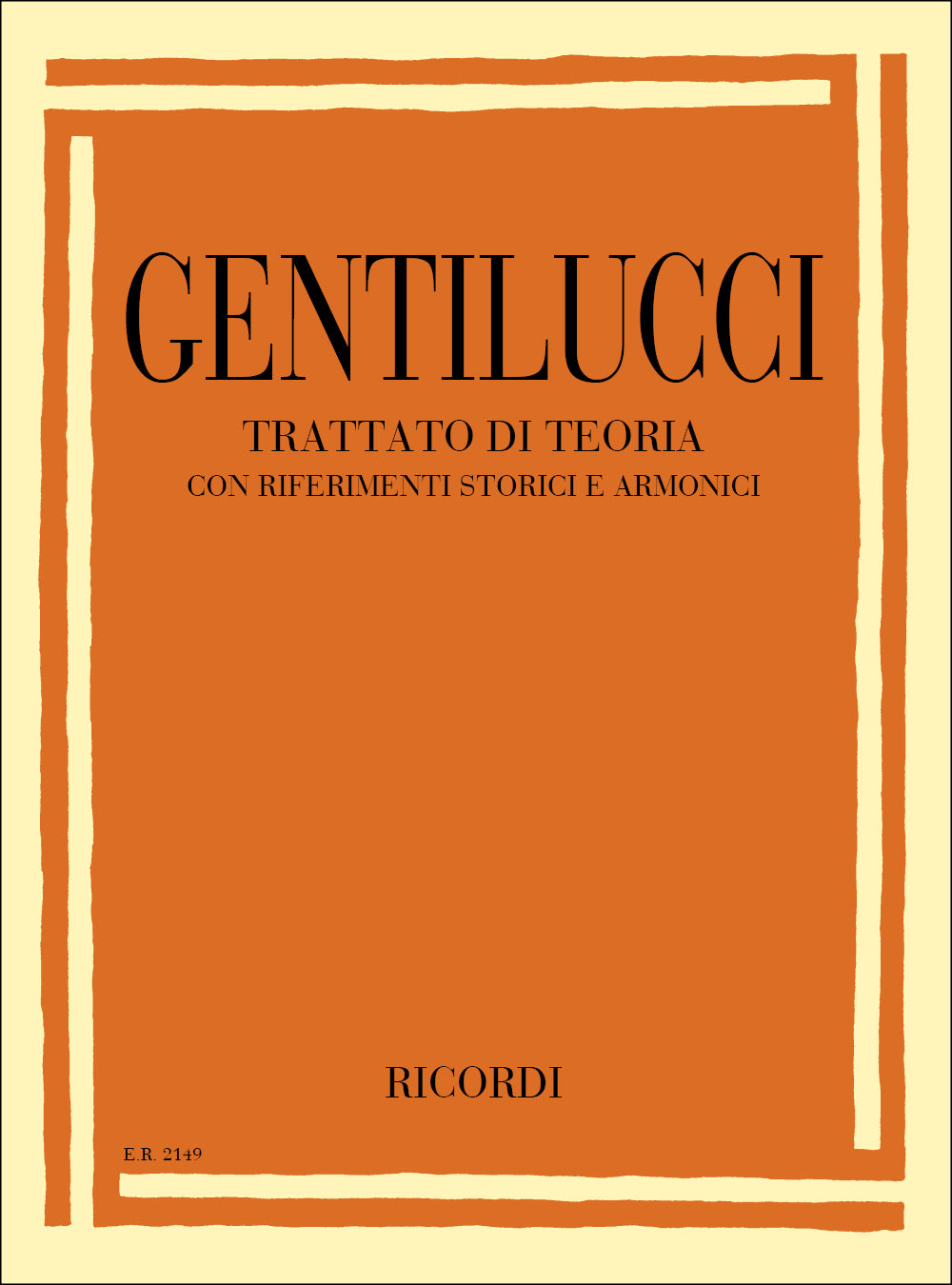 O. Gentilucci：Trattato Di Teoria