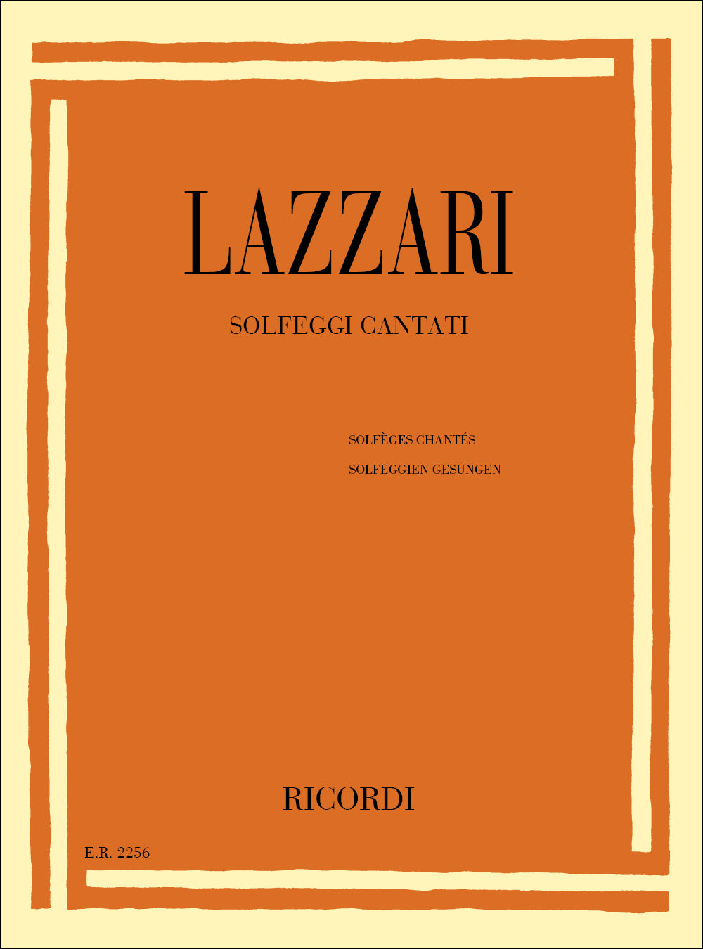 A. Lazzari：Solfeggi Cantati
