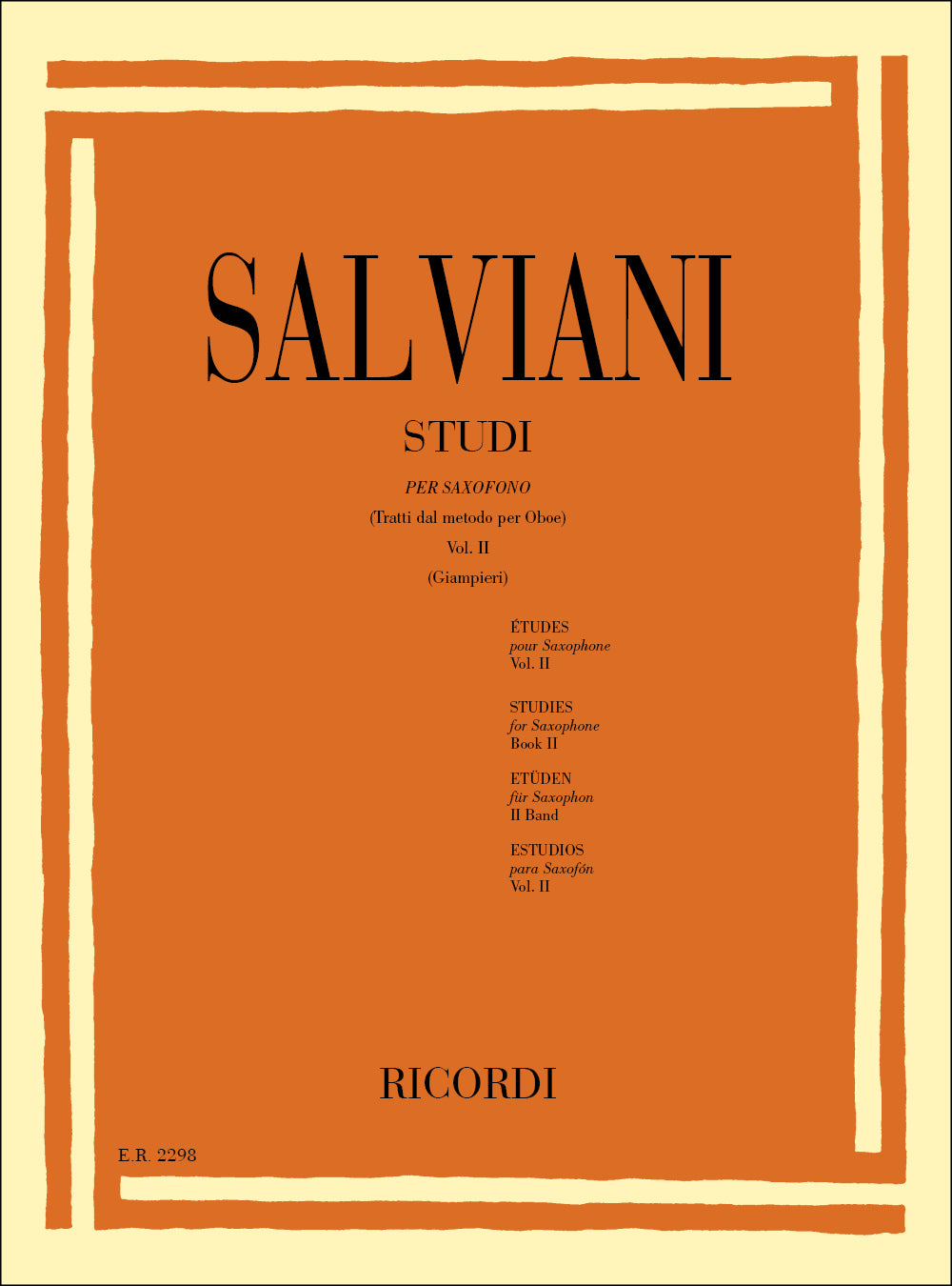 C. Salviani：Studi Vol. 2