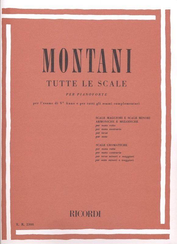 Pietro Montani：Tutte Le Scale