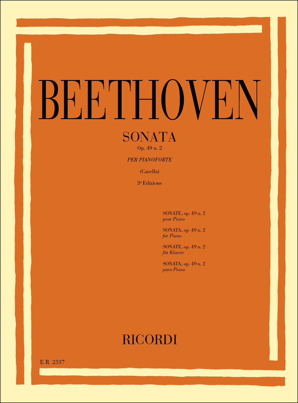 Ludwig van Beethoven：Sonata Op. 49 N. 2