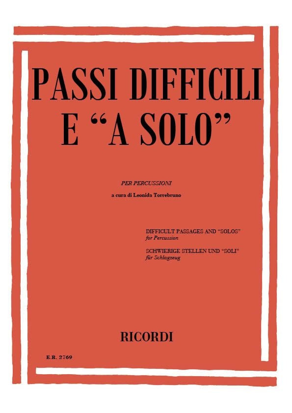 Passi Difficili E A Solo