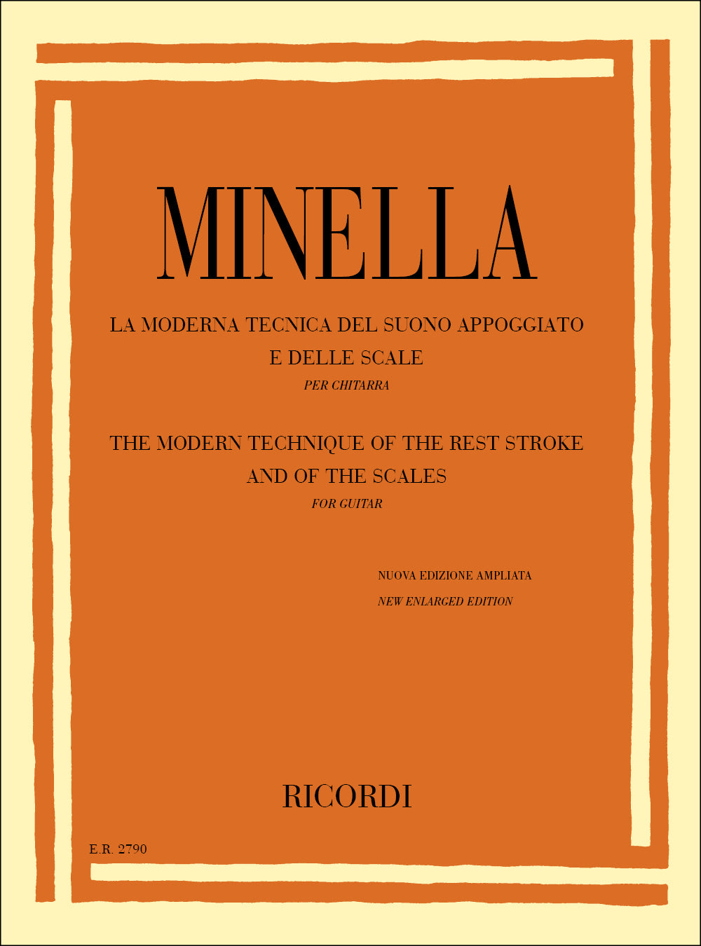 Aldo Minella：Moderna Tecnica Del Suono Appoggiato E Delle Scale