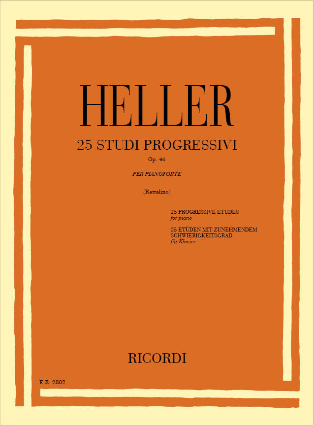 Stephen Heller：25 Studi Progressivi Op. 46