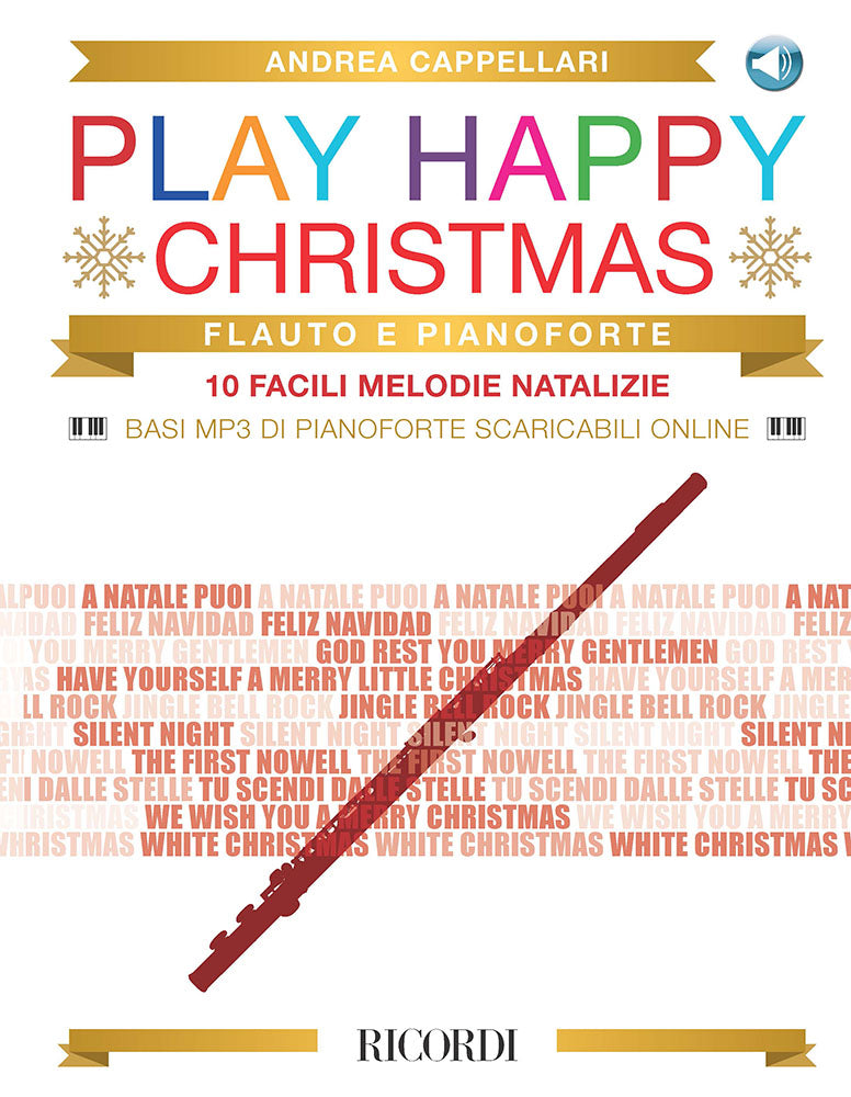 プレイ・ハッピー・クリスマス：10 facili melodie natalizie per flauto e pianoforte