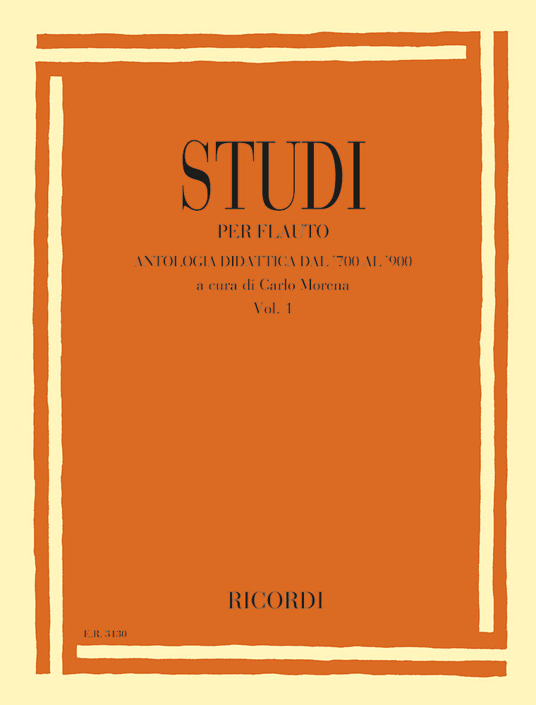 Studi per flauto a cura di Carlo Morena - Vol. 1