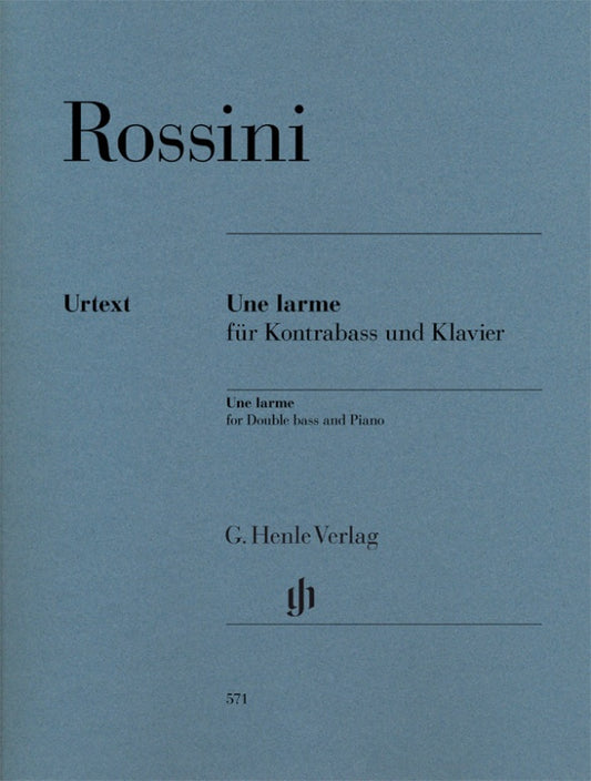 ロッシーニ：ひとしずく（Une larme）