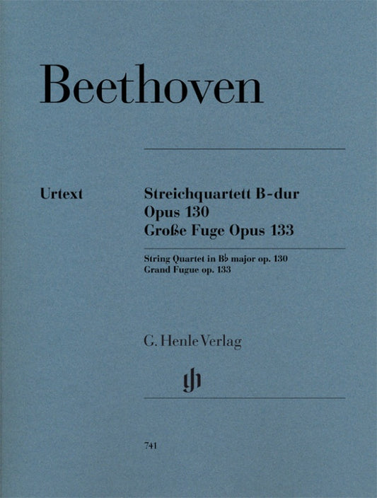 ベートーヴェン：弦楽四重奏曲 変ロ長調 Op.130 − 大フーガ Op.133