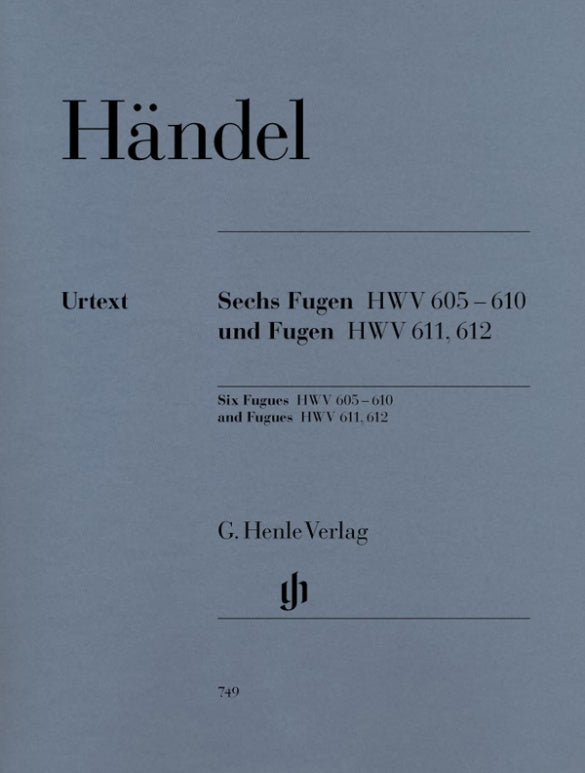 ヘンデル：6つのフーガ HWV 605–610、フーガ HWV 611・612