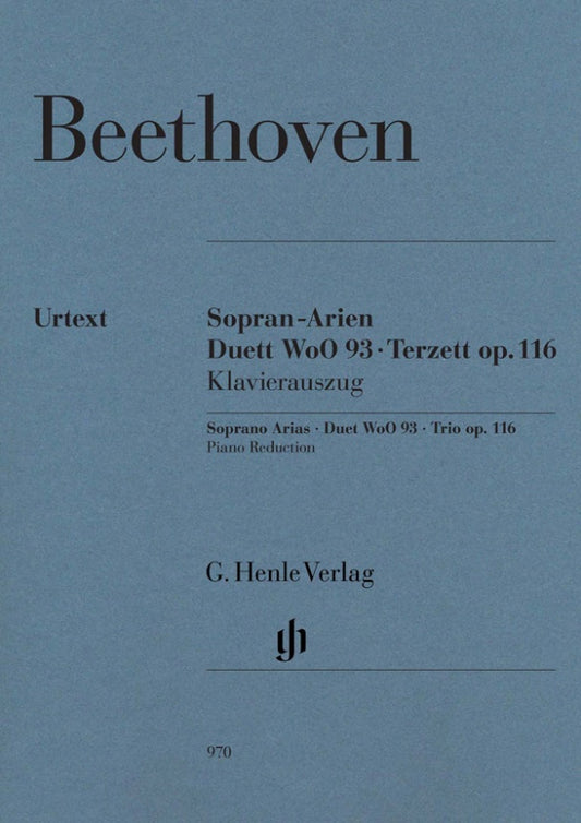 ベートーヴェン：ソプラノ・アリア、二重唱 WoO 93、三重唱 Op.116