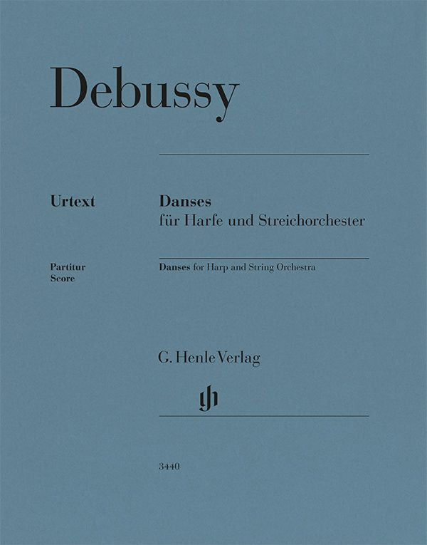 スコア／ドビュッシー：ハープと弦楽のための2つの舞曲