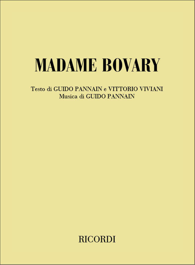 パンナイン：ボヴァリー夫人：台本