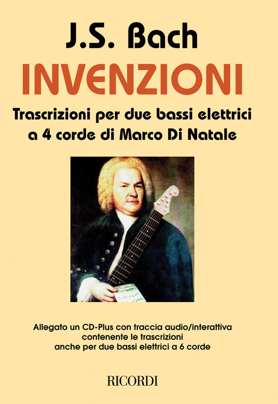 バッハ：2声のインヴェンション：Trascrizioni M. Di Natale - Per 2 Bassi Elettrici A 4 Corde