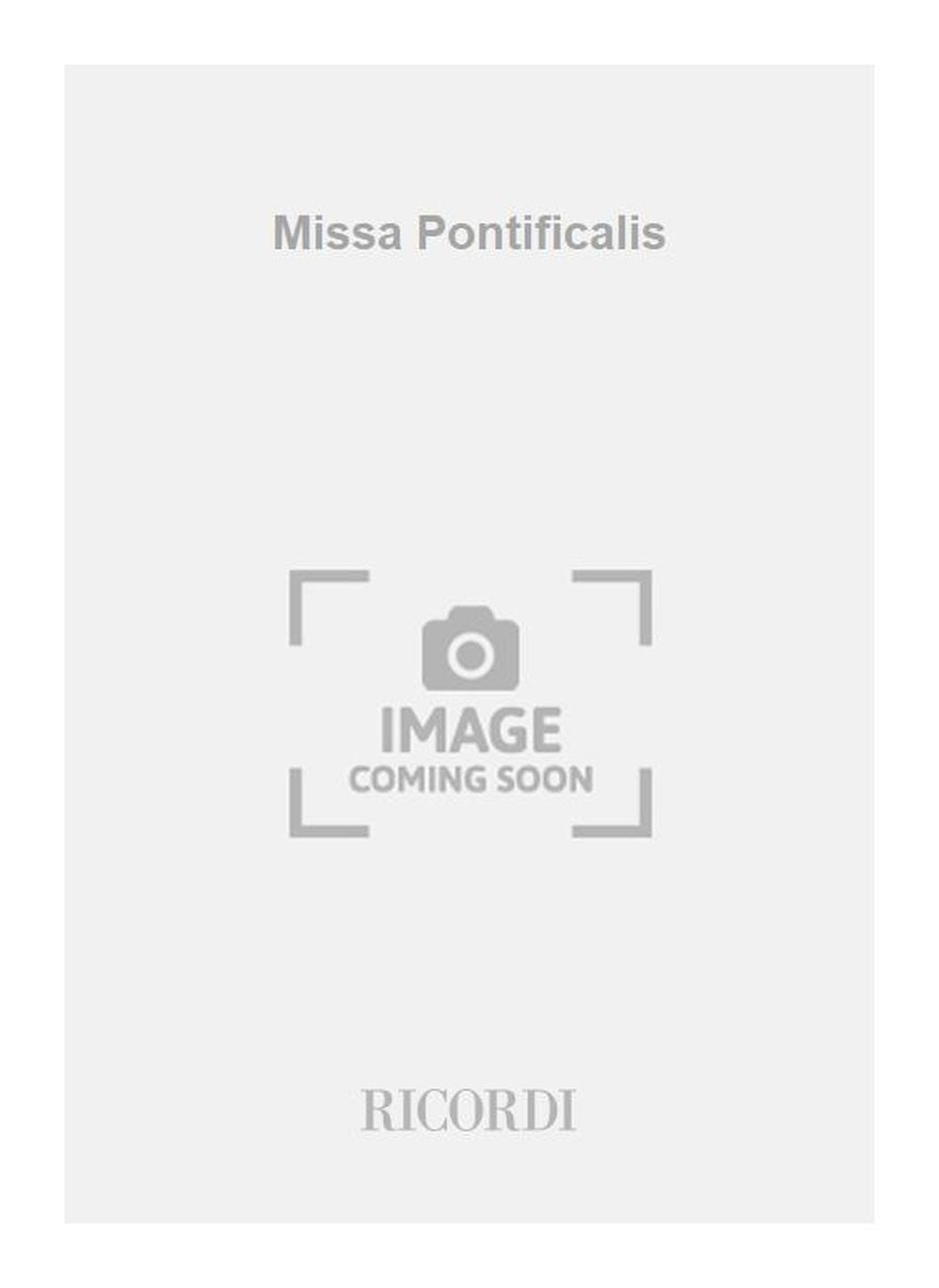 Lorenzo Perosi：Missa Pontificalis：混声3声とオルガン用 - ソプラノパート
