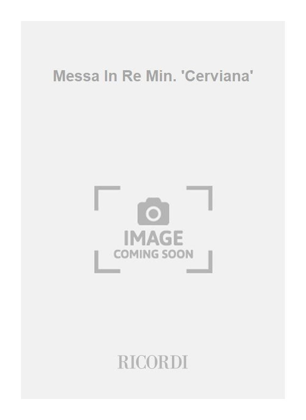 Lorenzo Perosi：Messa In Re Min. 'Cerviana'：ハーモニウム用 テノール I