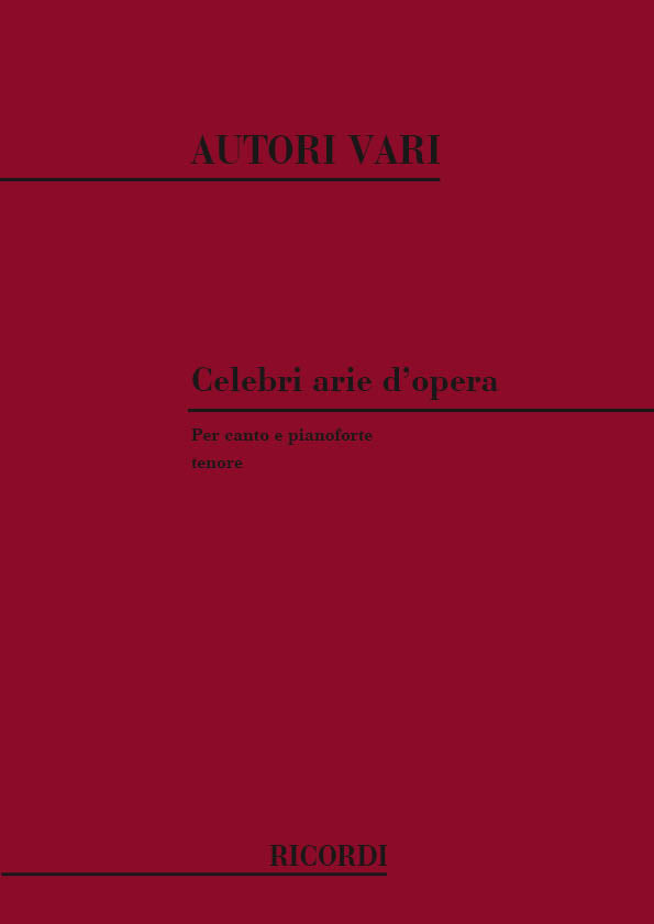 Celebri Arie D'Opera 4: Tenore