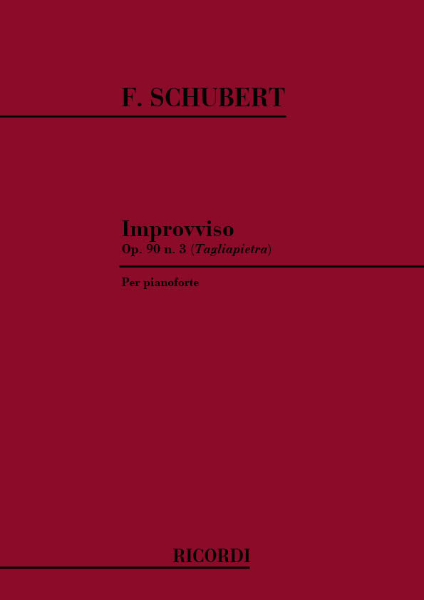 Franz Schubert：Improvvisi Op. 90 D. 899: N. 3